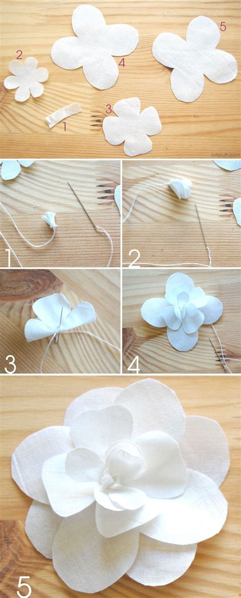 how to make chanel flower|Chanel style Fabric White Camellia Flower Black Bow DIY tutorial.